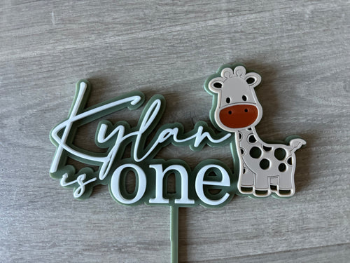 Giraffe Cake Topper