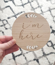 Fern I'm here Plaque