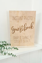 Wooden Guest Book Sign