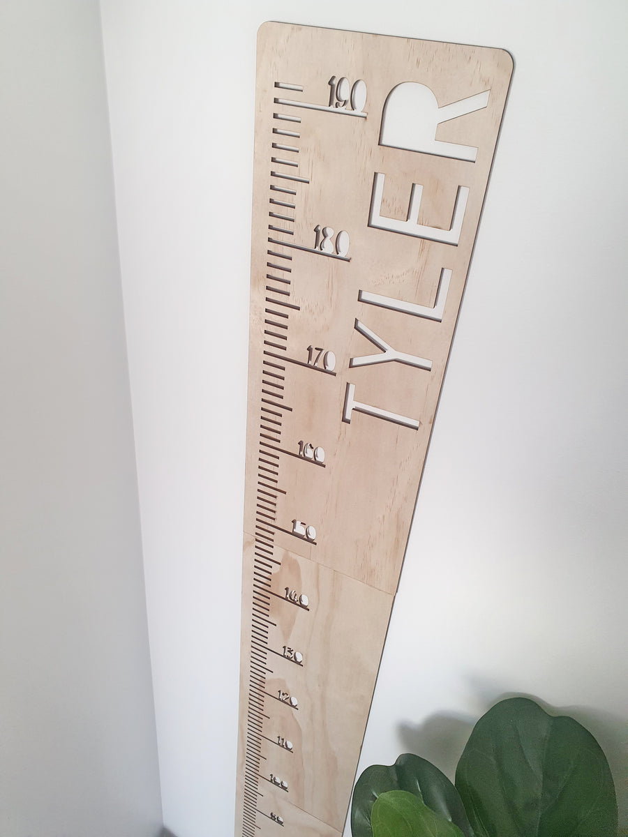 Individual Ruler Height Chart – Coco and Pearl Design Studio