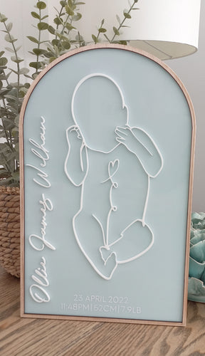 Arch Birth Keepsake