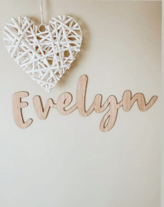 Wooden Name Plaque