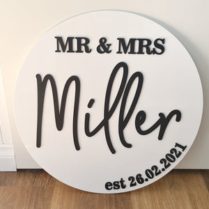 Wedding Established Sign